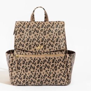 Freshly picked diaper bag mini leopard